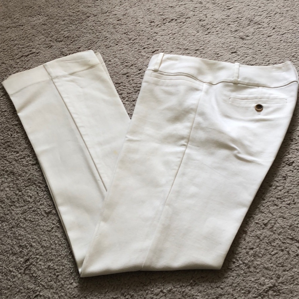 Size 2R The Limited Drew fit white slacks